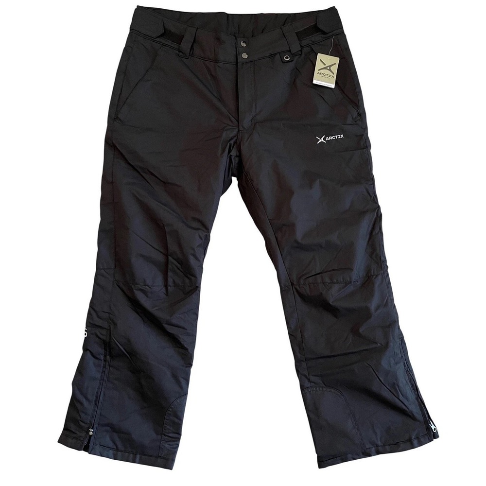NWT Arctix Mens Insulated Snow Pants Black 1800X Ski Snowboard 1X Regular 31L